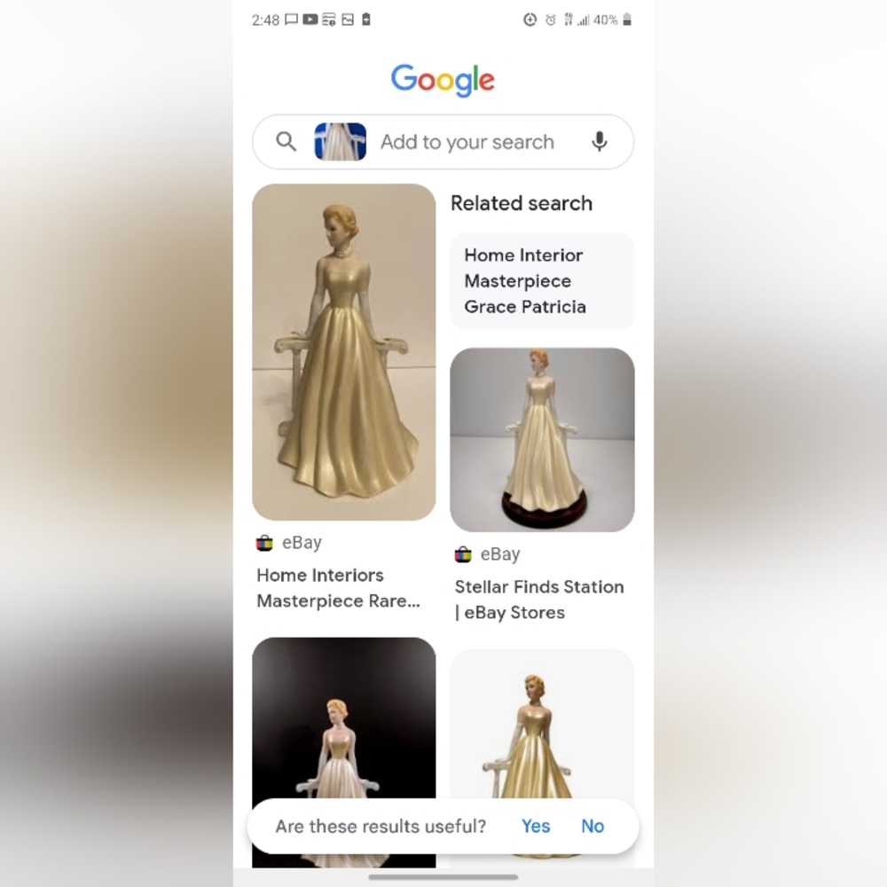 Elegant master piece Cream Figurine name Grace Patricia 2004 - Picture 5 of 5
